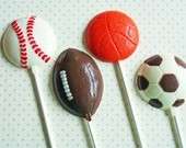Sports Themed Lollipops football/baseball/bowling, etc.  