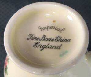 Vintage Imperial Fine Bone China England Rose Creamer  