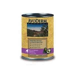 AvoDerm Weight Control Chicken and Rice Formula Canned Dog Food 12/13 