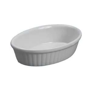  Ceramic 9 Oz. Oval Baking Side Dish   6 X 4 1/8 X 1 1/2 