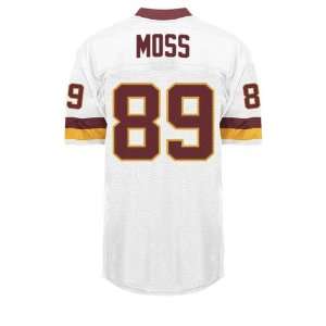  Washington Redskins #89 Moss White Jerseys Authentic 