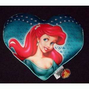 Disney World Princess Ariel Mermaid Heart Toss Pillow  
