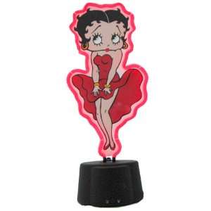 Licensed Glamour Betty Boop Red Neon Sculpture Sign 