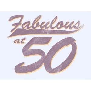 Fabulous at 50 Birthday Postage Stamps