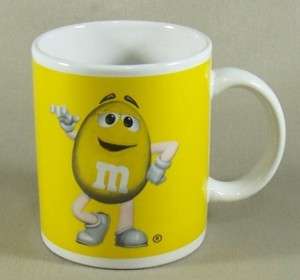 Chocolate Candy Character Mug Coffee Cup Yellow  