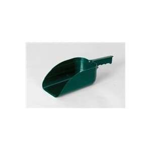  6 PACK PLASTIC UTILITY SCOOP, Color GREEN; Size 5 PINT 