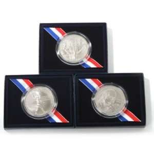    Commemorative Coin Trio BU w/ Original Boxes