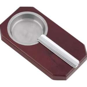  Dipper Mahogany Cigar Ashtray