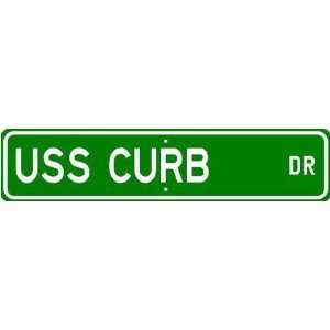  USS CURB ARS 21 Street Sign   Navy Ship Gift Sailor 