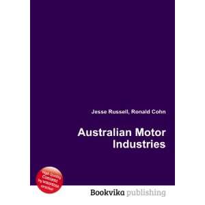  Australian Motor Industries Ronald Cohn Jesse Russell 
