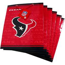 Pro Specialties Houston Texans Team Logo Medium Size Gift Bag (6 Pack 
