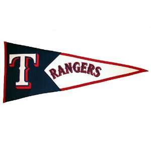  Texas Rangers Classic Wool Pennant