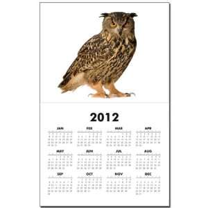  Calendar Print w Current Year Eurasian Eagle Owl 
