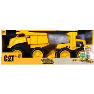   Tough Tracks 2 Pack Dump Truck And Wheel Loader Toys & Games