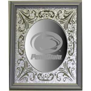 NCAA Penn State Nittany Crackle Etch Desk Mirror Sports 