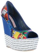 GIANMARCO LORENZI   printed wedge