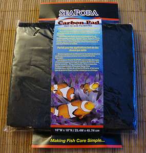 SeaPora Carbon Pad, Removes Unwanted Compounds from your Aquarium 