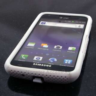 White APEX Hybrid Gel Hard Case Cover for Samsung Galaxy S2 Skyrocket 