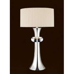 Metropolitan N12356 77, Tomorrowland Tall 3 Way Glass Table Lamp, 1 