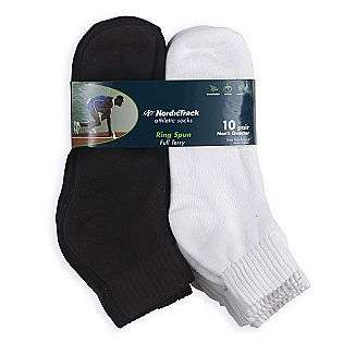 Quarter Sport Socks  10 pack  NordicTrack Clothing Mens Underwear 