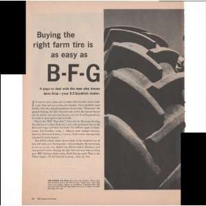  B.F. Goodrich Tractor Tires Farm 2 Pg 1960 Antique 