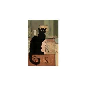  Abstract Chat Noir 24 X 36 poster