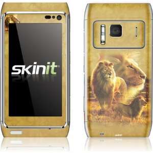  Mirage of Golden Lions skin for Nokia N8 Electronics