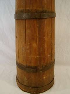   Antique PRIMITIVE Wood COUNTRY Farm SHAKER style BUTTER CHURN  