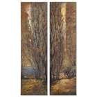 The Uttermost Co. Lustra Tree Panels Wall Art   Set of 2