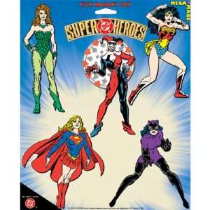 DC Comics Girls Five Piece Magnet Set