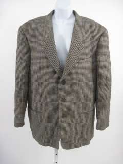 GIORGIO ARMANI Mens Brown Wool Jacket Blazer  