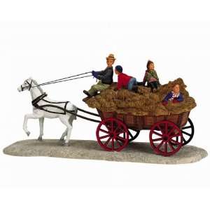  Lemax Harvest Crossing Village Holiday Hayride Table Piece 