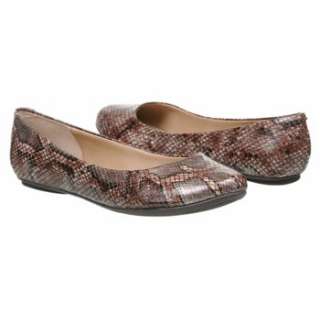 Womens KENNETH COLE REACTION Slip On By Brown Multi Snake Shoes 