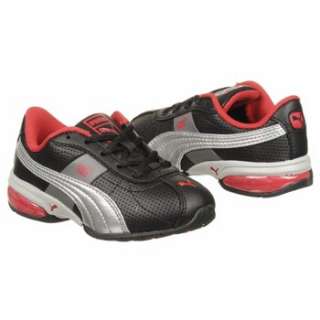 Athletics Puma Kids CEll Turin Perf Toddler Black/Silver/Grey Shoes 