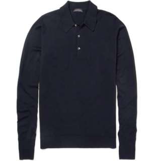    Long sleeve polos  Dorset Long Sleeved Merino Wool Polo Shirt