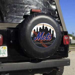 New York Mets Black Logo Tire Cover