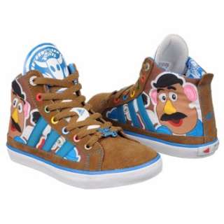 Athletics adidas Kids Disney Toy Story Hi Pre Brown/Slime/Blue Shoes 