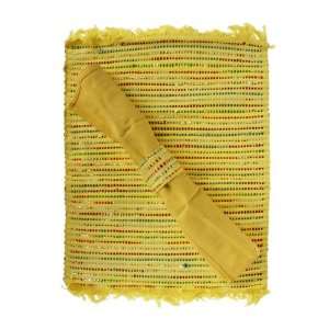 Cotton and Recycled Candy Wrapper Light Green Placemat, Napkin, Napkin 