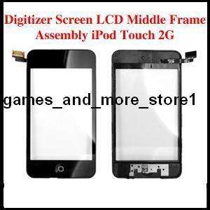Touch Screen Digitizer M Rahmen Apple iPod Touch 2G 2nd  