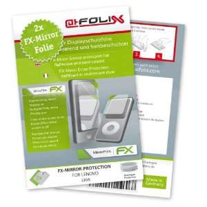  2 x atFoliX FX Mirror Stylish screen protector for Lenovo 