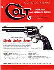 mint 1957 colt catalog featuring single action army returns not