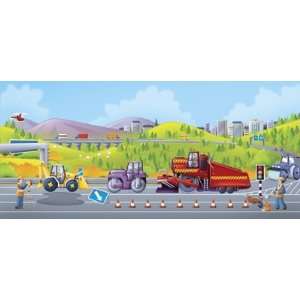  Highway Construction Wall Mural