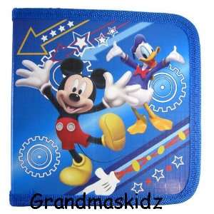  Disney Mickey Mouse Club House Cd Dvd Travel Case Holder 