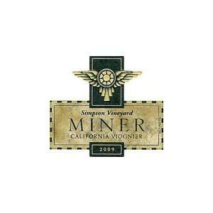  2009 Miner Simpson Vineyard Viognier 750ml Grocery 