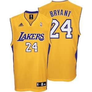  Youth Los Angeles Lakers #24 Kobe Bryant Gold Replica 