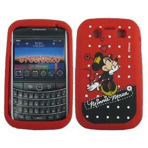  Disney Skin Cover for BlackBerry Bold 9700, Minnie Red 