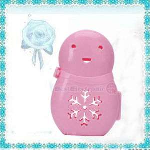 NEW Pink Snowman Mini portable and cute Hand Warmer  