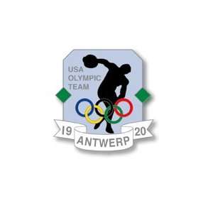  1920 Antwerp Olympics Five Rings Pin