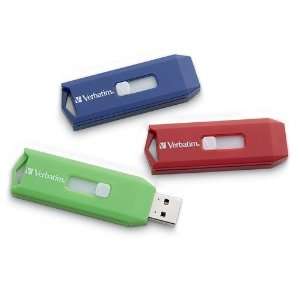   Flash Drive, USB, 2GB, StorenGo, Readyboost, 3 pk 3/PK Electronics