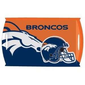   Broncos Nfl Serving Tray By Motorhead Products